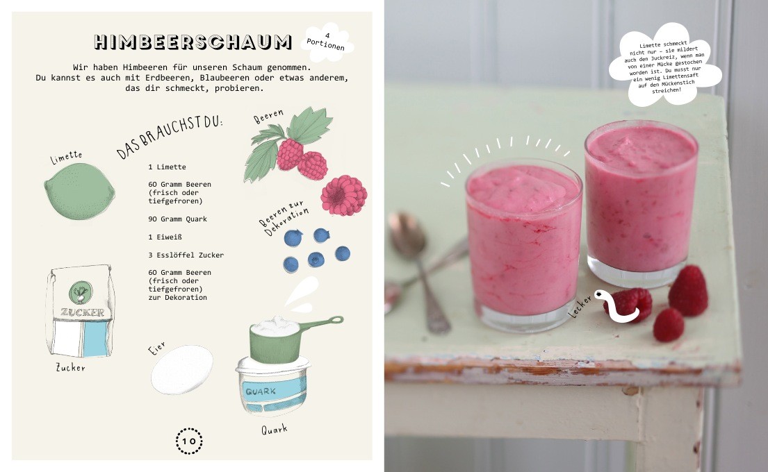 Rezept für Himbeerschaum