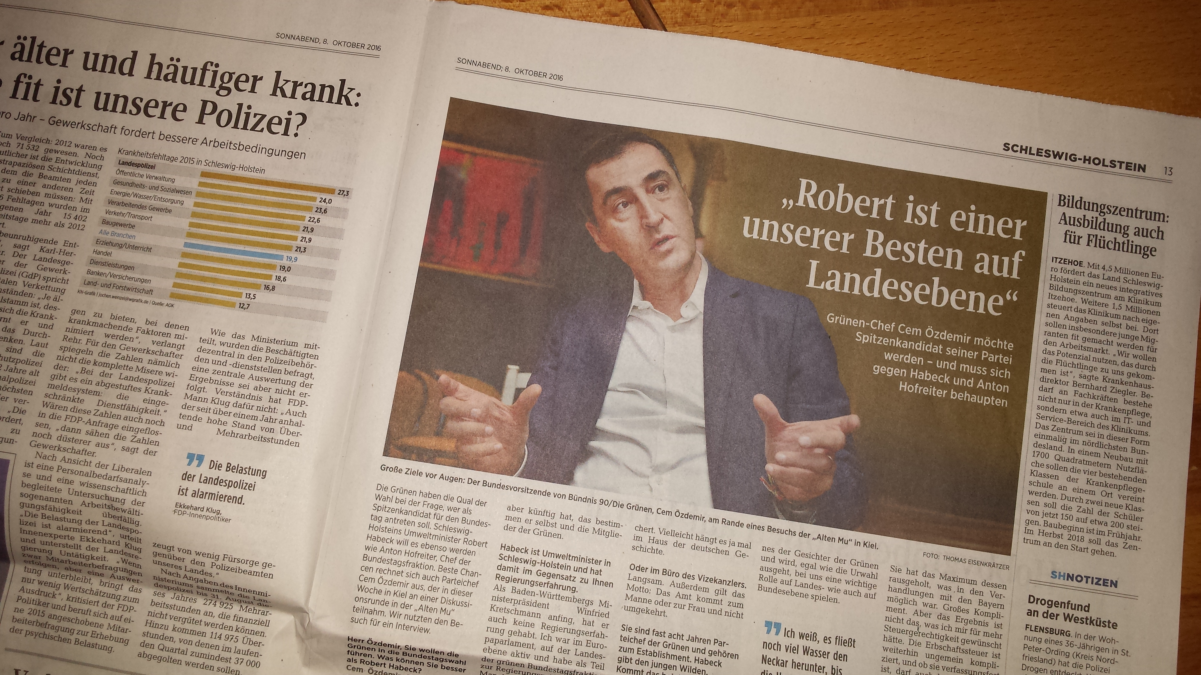 Robert Habeck, Cem Özdemir, Kiel, Urwahl, Grüne, Schleswig Holstein