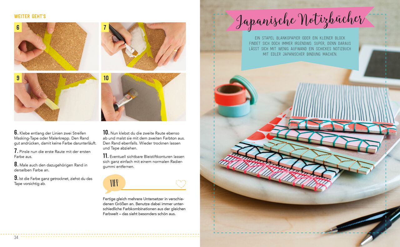 DIY, Do it yourself, Bastelbuch, Geschenke basteln