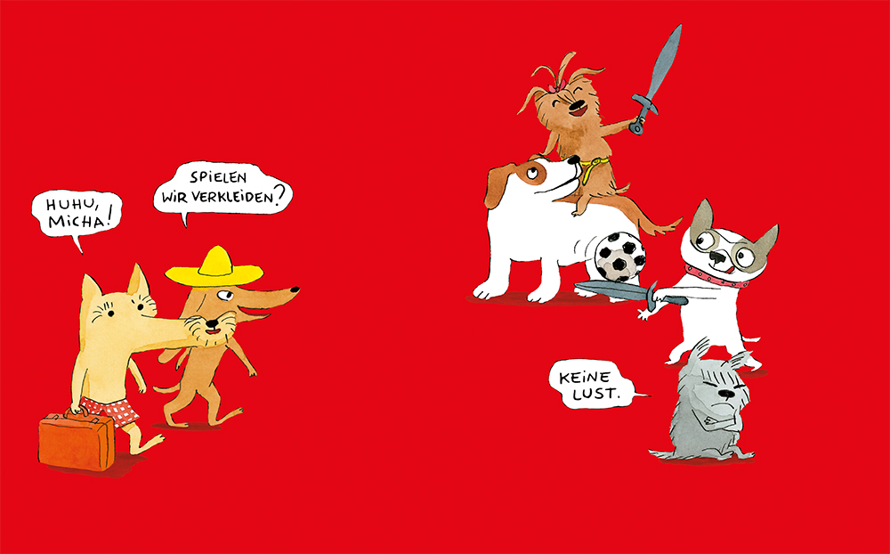 Dorothée de Monfreid, Comic, Hunde, Pappbilderbuch, Erstleser