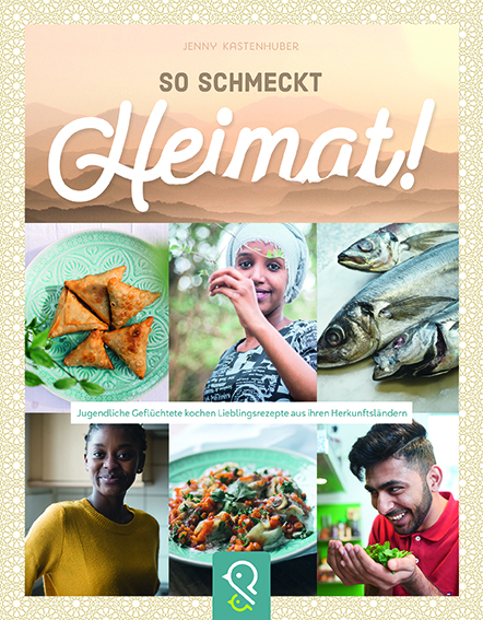 Kochbuch, orientalische Küche, asiatische Küche, arabische Gerichte, kochen, junge Leute, unbegleitete Flüchtlinge, Projekt, Sozialarbeit
