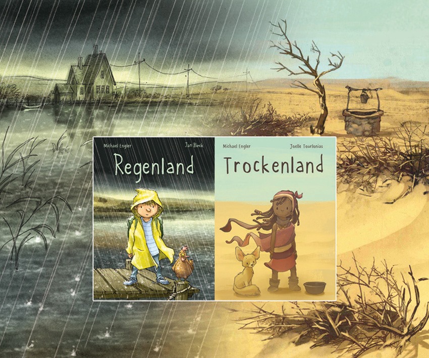 Bilderbuch, Klimawandel, Migration, Klimaflüchtlinge, Kinder, vorlesen, Wüste, helfen, Freundschaft