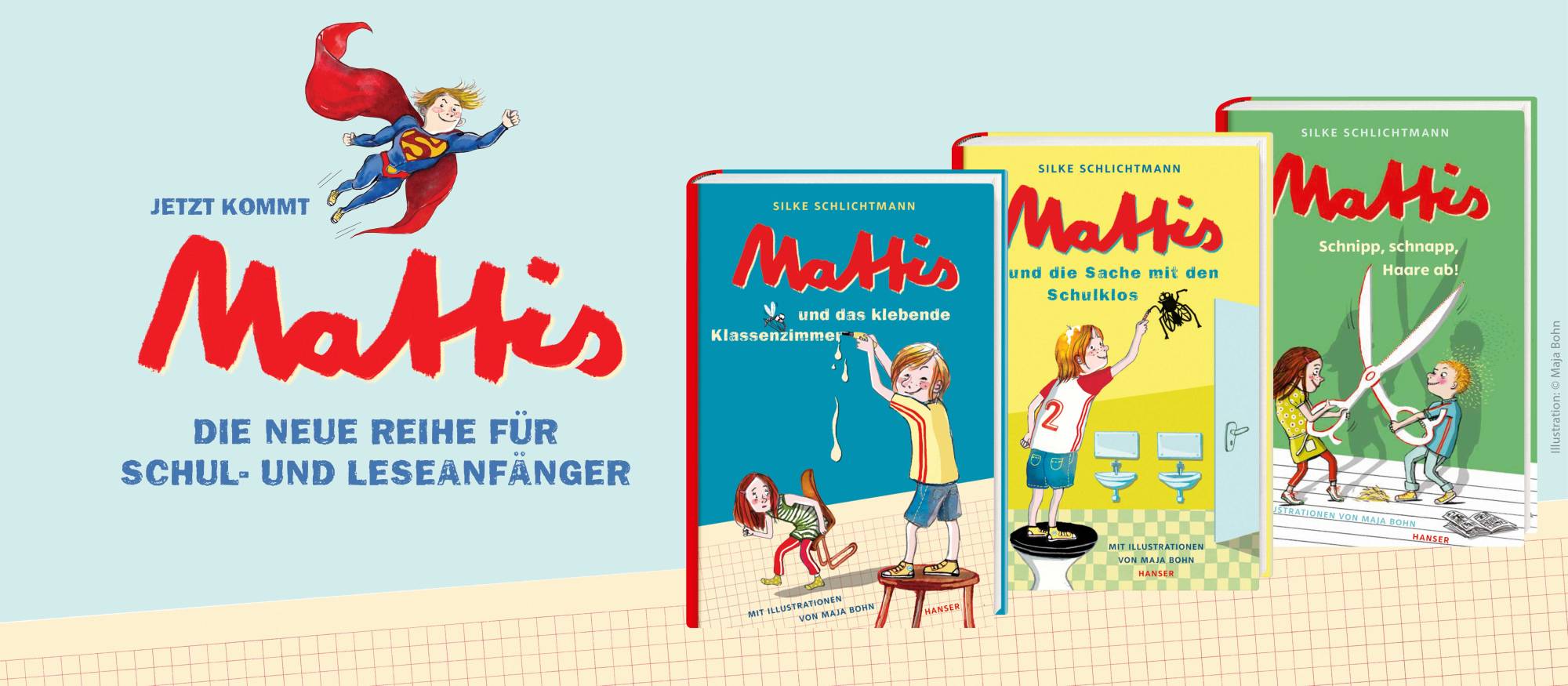 Silke Schlichtmann, Erstleser, Schulanfänger, Leseanfänger, Schule, Grundschule, Schultüte, 1. Klasse, Eltern, Familie, Kinder, Erstklässler, vorlesen, selber lesen