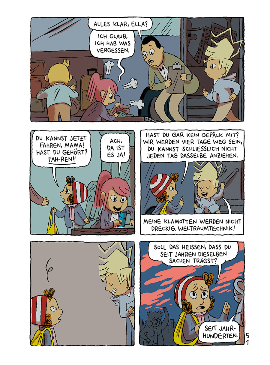 Comic, Kindercomic, Reprodukt, Außerirdischer, Grundschule, selber lesen