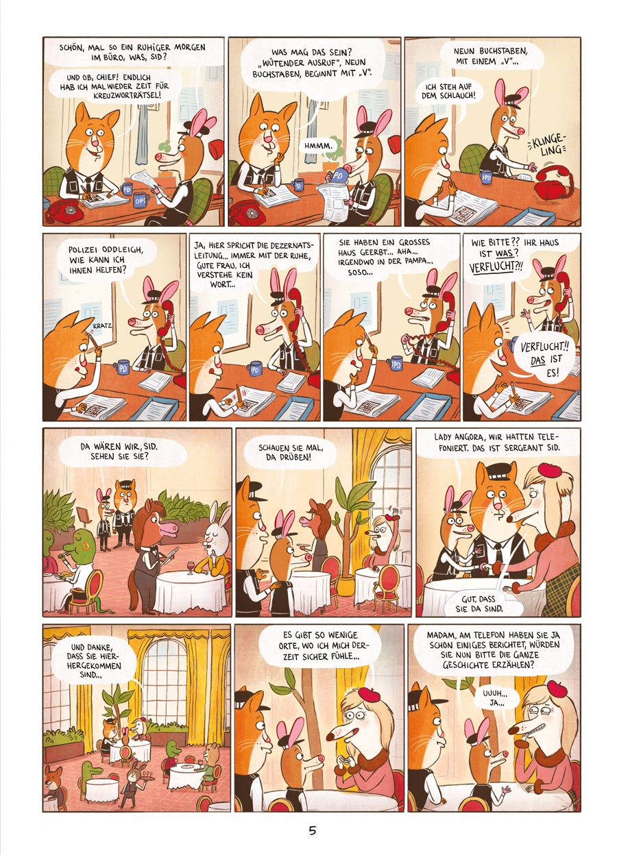 Comic, Kindercomic, Tiere, Krimi, selber lesen, Grundschule, ab 9, Tor Freemann, Reprodukt, Comic-Tipp für Kinder