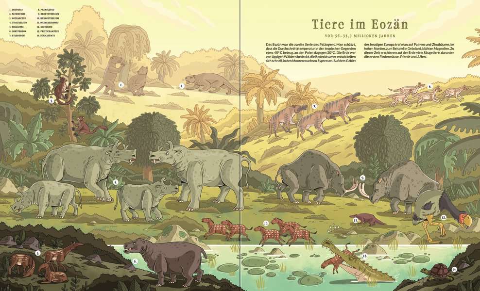 Sachbuch, Urzeit, ausgestorbene Tiere