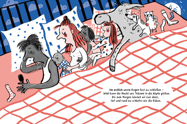 Dita Zipfel, Finn-Ole Heinrich, Tine Schulz, Bilderbuch, einschlafen, Familie, vorlesen, Einschlafbuch, Einschlafritual, Kindergartenkinder, Kleinkinder